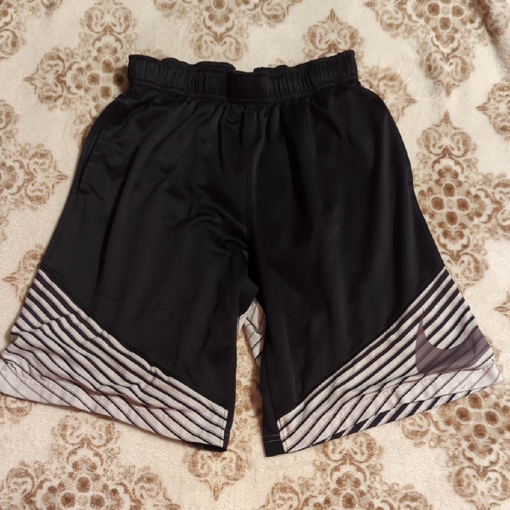 Nike Black and Gray Athletic Shorts